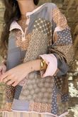 Hippie Shake Patchwork Sweatshirt Candy Rose 